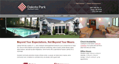 Desktop Screenshot of dakotapark.com